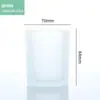 Copo de Vidro para Vela Fosco Suporte para Vela de Aromaterapia Decoração Caseira DIY Copo de Vela Perfumada Copo Vazio de Vidro Garrafa de Vidro