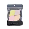 Comercio exterior en stock al por mayor diamante 4 esponjas de maquillaje cojín de aire burbuja de agua se vuelven súper suaves no absorben polvo esponja maquillaje