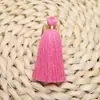 6cm hilo dorado encuadernación poliéster algodón borla accesorios para ropa hilo SP borla sin cabeza hecha a mano oreja colgante caja de embalaje decoración
