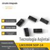 LM339DR SOP-14 SMD quatro vias diferencial amplificador operacional LM339DT chip de tensão