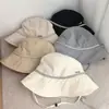 Chapéu de Pescador para Mulheres, Chapéu Bucket Preto de Verão com Cobertura Facial, Estilo Japonês Secagem Rápida Proteção Solar Versátil Estilo Coreano Chapéu de Sol
