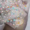 Pegatinas para Uñas en Relieve Tomoni, Populares Lindos Dibujos Animados Dulces Pegatinas para Uñas, Decoraciones de Uñas de Conejito de la Suerte