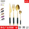 Cuchara de Acero Inoxidable Transfronteriza Cuchara Doméstica Cuchara para Comer Grado Alimenticio Profundizada Cuchara para Sopa Vajilla de Alto Valor