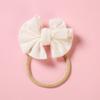 Accesorios para el Cabello Sencillos, Gomas para el Cabello, Diademas Finas de Tela Sin Costuras para Niños, Cuerdas de Nylon para el Cabello con Moño en Forma de Abanico para Bebé, Trenzas