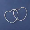 Pendientes de Moda de Corazón de Plata de Ley S925 para Mujer 2026 Nuevo Estilo Estilo Hong Kong Diseño de Nicho Pendientes en Forma de Corazón con un Toque de Alta Gama