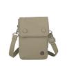 Bolso para Teléfono Móvil para Mujer Verano 2025 Nuevo Bolso Mini Cruzado Lona Color Sólido Simple Combinable Vertical Monedero