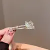 Pinza de Mariposa con Pedrería Dulce para Mujer, Nuevo Elegante Clip para Flequillo Lateral, Pinza de Pelo Exquisita, Clip de Pato para Mechones Sueltos de la Frente