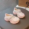 Sandalias para Niñas Baotou 2026 Nuevas de Verano Zapatos Huecos Transpirables de Suela Suave para Niños Pequeños y Medianos, Niñas Pequeñas, Bebés, Zapatos de Princesa