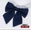Camisa de corbata de plumas gigantes JK para mujer, uniforme, lazo, algodón amoníaco, transpirable, color liso, decoración, color caramelo, estilo universitario, rojo vino