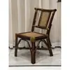 Silla de Ratán Natural, Silla Pequeña de Ratán para Adultos, Silla Infantil, Silla de Ocio para Personas Mayores, Silla con Respaldo Suave para el Hogar, Restaurante y Tienda de Música Folclórica