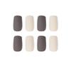 Color Saltarín Café Leche Té Usar Arte de Uñas Uña Postiza Acabada Parche para Uñas Parche para Uñas Impermeable Removible Parche para Uñas