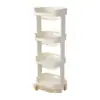 Estante de almacenamiento pequeño tipo carrito con cajones, organizador para lavabo de baño, organizador de libros 3D de múltiples capas para cosméticos y artículos de tocador
