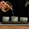 Caneca Master Flor de Gelo Cerâmica Caneca Kung Fu Tigela de Chá Abertura de filme pode levantar Caneca Grande de Chá Forno Ru Caneca de Chá Conjunto de Chá Atacado