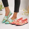 Nueva colección de primavera y otoño: Zapatos casuales para mujer de talla grande, sin cordones, punta fina, suela plana, estilo 2026, disponibles para venta transfronteriza en tallas más grandes