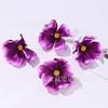Flor artificial amapola cabeza de flor corona hacer a mano DIY joyería tocado flor falsa flor Gesang decoración de escena