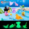 Animales Marinos Luminosos Delfín Foca León Marino Tortuga Marina Pulpo Coral Artesanías de Resina Acuario Pecera Pequeños Adornos