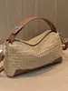 Bolso Estilo Casual y Relajado 2026 Nuevo Verano Vacaciones en la Costa Bolso de Paja Hombro Único Gran Capacidad Bolso de Playa Tejido