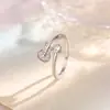 Anel de Guitarra com Diamantes Cintilantes 2026 Novo Design da Moda Tendência Anel de Dedo Indicador Estilo Instrumento Anel de Violino Totalmente Cravejado de Diamantes para Mulheres