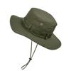 9222 Nuevo sombrero de pesca de montañismo al aire libre transfronterizo, sombrero de sol de ala grande para hombre, sombrero de pescador transpirable con protección solar