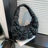 Bolsa de Axila Plisada Nube Nueva de Verano 2024 Moda Femenina Simple Versátil Bolso de Hombro Bolso Femenino Casual de Moda