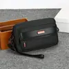 Bolso de Mano Transfronterizo para Hombre con Múltiples Bolsillos, Bolso de Mano de Negocios con Textura de Alta Calidad, Resistente al Desgaste, Ligero, Bolso Cruzado de un Solo Hombro para Hombre