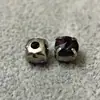 6mm Satélite Colorido Laser K9 Vidro Garra Pequena Redondo Proteína Cristal Iridescente Costurado à Mão Strass para Decoração de Roupas DIY
