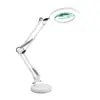 Lâmpada Lupa de Reparo Personalizada, Lâmpada de Trabalho para Soldagem, Lâmpada de Mesa Circular LED Dobrável para Tatuagem, Lâmpada de Leitura com Alta Ampliação