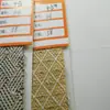 Nuevo Tejido de Poliéster-Algodón Entrelazado de Yute Cuadros Tejido de Lana Lino Algodón Rombo Tejido Material para Zapatos Equipaje Manualidades Tela