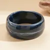Pulsera Ancha Irregular Acrílica con Onda Difuminada Pulsera Simple Fresca de Moda Joyería de Mano de Nicho de Alta Gama para Mujeres
