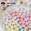 Resina pintada a mano camaleón del amor con purpurina lindos pendientes multicolor pulsera collar joyería material hecho a mano cuentas