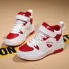 Zapatillas deportivas para niños Jinjiang, zapatillas blancas para niños, zapatillas de baloncesto de caña alta para niños mayores, zapatillas casuales de skate, zapatillas de moda estilo chino