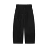Pantalones Cargo de Estilo Techwear Retro Japonés Rumeng para Hombre Otoño Marca de Tendencia Pierna Ancha Holgados Perezosos Rectos Casuales