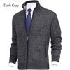 2022wish nuevo cárdigan de punto de moda para hombre con cuello alto de color, abrigo de punto, talla grande, talla grande