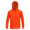 Impressão por atacado para compra em grupo impressão 240g modal elástico macio suave laranja vermelho bolso frontal pulôver com capuz