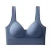 Sutiã Costas Nuas com Bojo Fixo Sem Aro, Top Esportivo Push-Up à Prova de Impacto para Yoga Feminino, Temporada de Primavera, Direto da Fábrica