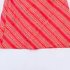 Vestido de verano a rayas plisado con cuello halter estilo europeo y americano para mujer 12504 color de la imagen mezcla de fibra sintética retazos
