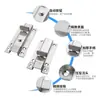 Venta Directa de Fábrica Cerrojo de Puerta Engrosado Pestillo de Puerta de Baño Cerrojo Cuadrado Grande / Cerradura de Puerta Antirrobo de 3 Pulgadas Cerrojo de Puerta de Madera Puerta de Acero Inoxidable