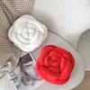 Almofada Decorativa Personalizada Flor Rosa Nórdica da Fábrica de Origem, Almofada Tecida à Mão Estilo Ins Nórdico, Sucesso Transfronteiriço na Amazon