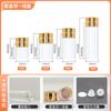 Frasco pequeno de óleo essencial marrom personalizado de 5 ml, frasco de perfume de 2 ml, frasco de vidro transparente de 3 ml, frasco de amostra cosmética