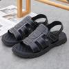 Nuevas Sandalias para Hombre 2025, Estilo Verano, Zapatos de Conducción para Exteriores de Alta Gama, Suela Gruesa, Talla Grande, Zapatos Casuales de Playa para Hombres de Mediana Edad