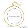 Conjunto de Pulseras Populares Transfronterizas Europeas y Americanas de Acero Inoxidable, Cadena Electroplateada Simple y Elegante, Joyería Ajustable, Suministro de Comercio Exterior