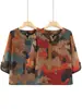 Traje de manga corta de verano para abuela de mediana edad y anciana, camiseta de verano para anciana y anciano, ropa de madre de dos piezas para mujer