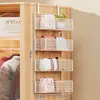 Estante de Almacenamiento para Armario, Cesta de Almacenamiento para Bolsos, Estante Lateral para Gabinete, Organizador de Ropa Interior y Ropa, Cesta Colgante para Armario