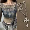 Diseño Coreano Y2K Versátil Pareja Estrella de Mar Retro Punk Estilo Vintage Personalidad Ins Estilo Europeo y Americano Estilo Largo Estudiante Femenina Versión Coreana