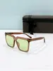 Gafas de Sol de Diseñador de Lujo Polarizadas Moda Unisex Gafas de Sol Cuadradas Retro Protección UV400 Retro Ft0764