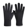 Guantes de Ciclismo Cálidos a Prueba de Frío para Mujer, Cortavientos, Dulces y Lindos, Forrados de Felpa para Otoño e Invierno, Pantalla Táctil Simple, Engrosados para Estudiantes, Unisex