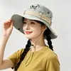 Chapéu de trilha moderno estilo japonês para basset hound feminino, verão, acampamento ao ar livre, montanhismo, chapéu de cowboy western, proteção solar para trilha