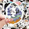 60 adesivos sem repetição fofos de desenho animado vacas pintadas adesivos pequenos favoritos das crianças decoração de caderno copo geladeira adesivos