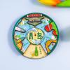 Ímãs de Geladeira da Cidade de Nanjing de Áreas Turísticas, Ímãs Culturais e Criativos Nacionais, Lembranças de Viagem, Estilo Cultural e Criativo Personalizado de Madeira de Xangai