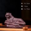 Escultura de mascota de té Zisha, regalo de cumpleaños del zodíaco, adornos de mesa de té de mina cruda de Yixing, juego de té, suministro directo de fábrica